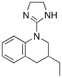 (9CI)-1-(4,5-二氢-1H-咪唑-2-基)-3-乙基-1,2,3,4-四氢-喹啉结构式_736893-14-4结构式