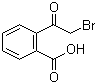 2-(2-溴乙酰基)苯甲酸结构式_7399-67-9结构式