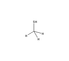 甲硫醇结构式_74-93-1结构式