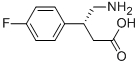 (R)-4-氨基-3-(4-氟苯基)丁酸结构式_741217-33-4结构式