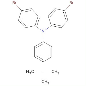 3,6-二溴-9-(4-叔丁基苯基)-9h-咔唑结构式_741293-42-5结构式