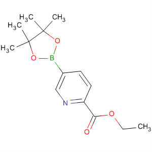 5-(4,4,5,5-四甲基-1,3,2-二噁硼烷-2-基)-2-吡啶羧酸乙酯结构式_741709-57-9结构式