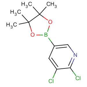 5,6-二氯吡啶-3-硼酸频那醇酯结构式_741709-64-8结构式