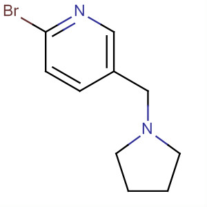 2-溴-5-(1-吡咯烷甲基)吡啶结构式_742085-62-7结构式