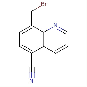 8-(溴甲基)-5-喹啉甲腈结构式_74316-59-9结构式