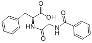 马尿酰-L-苯丙氨酸结构式_744-59-2结构式