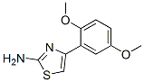 4-(2,5-二甲氧基苯基)-1,3-噻唑-2-胺结构式_74605-12-2结构式