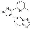 6-(3-(6-甲基吡啶-2-基)-1H-吡唑-4-基)-[1,2,4]噻唑并[1,5-a]吡啶结构式_746667-09-4结构式