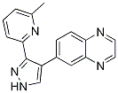 6-(3-(6-甲基吡啶-2-基)-1H-吡唑-4-基)喹噁啉结构式_746667-48-1结构式