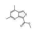2,4-二甲基噻吩并[3,4-b]吡啶-7-羧酸甲酯结构式_74695-25-3结构式