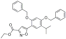 5-(2,4-双(苄氧基)-5-异丙基苯基)异噁唑-3-羧酸乙酯结构式_747414-20-6结构式