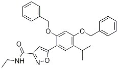5-(2,4-双(苄氧基)-5-异丙基苯基)-n-乙基异噁唑-3-羧酰胺结构式_747414-21-7结构式
