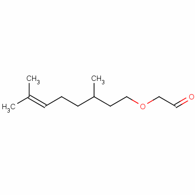 香茅基乙醛基醚结构式_7492-67-3结构式