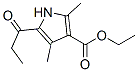 Ethyl2,4-dimethyl-5-propionyl-1h-pyrrole-3-carboxylateStructure,74999-33-0Structure Ethyl2,4-dimethyl-5-propionyl-1h-pyrrole-3-carboxylate Structure,74999-33-0Structure