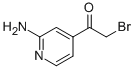 (9ci)-1-(2-氨基-4-吡啶)-2-溴-乙酮结构式_750571-38-1结构式