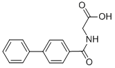 (联苯-4-羰基)-氨基]-乙酸结构式_75446-59-2结构式