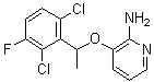 3-(1-(2,6-二氯-3-氟苯基)乙氧基)吡啶-2-胺结构式_756520-67-9结构式