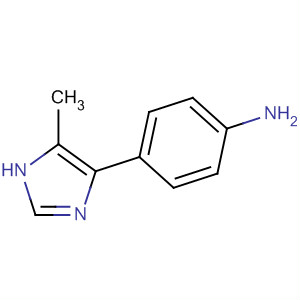 4-(4-甲基-1H-咪唑-5-基)苯胺结构式_75815-15-5结构式