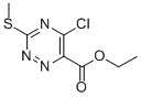 5-氯-3-(甲基硫代)-1,2,4-三嗪-6-羧酸乙酯结构式_75824-03-2结构式