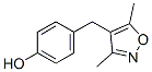 4-[(3,5-二甲基-4-异噁唑)甲基]苯醇结构式_75999-06-3结构式
