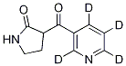3-(烟酰基-2,4,5,6-d4)-2-吡咯烷酮结构式_764661-25-8结构式