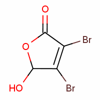 3,4-二溴-5-羟基呋喃-2(5h)-酮结构式_766-38-1结构式