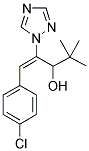(E)-1-(4-氯苯基)-4,4-二甲基-2-(1H-1,2,4-噻唑-1-基)-1-戊烯-3-醇结构式_76714-83-5结构式