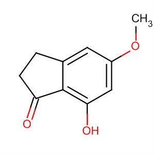 7-羟基-5-甲氧基-2,3-二氢-1H-茚-1-酮结构式_76842-70-1结构式
