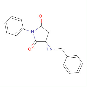 1-苯基-3-[(苯基甲基)氨基]-2,5-吡咯烷二酮结构式_7685-88-3结构式