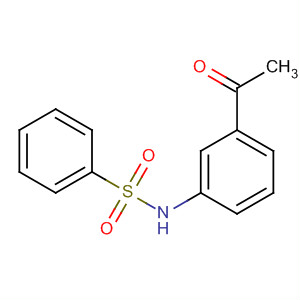 N-(3-乙酰基苯基)苯磺酰胺结构式_76883-63-1结构式