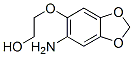 (9ci)-2-[(6-氨基-1,3-苯并二氧杂环戊烯-5-基)氧基]-乙醇结构式_771438-06-3结构式