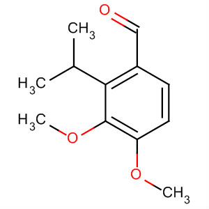 2-异丙基-3,4-二甲氧基苯甲醛结构式_77256-02-1结构式