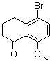 5-溴-3,4-二氢-8-甲氧基-1(2H)-萘酮结构式_77259-96-2结构式