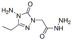 (9ci)-4-氨基-3-乙基-4,5-二氢-5-氧代-1H-1,2,4-噻唑-1-乙酸肼结构式_773862-56-9结构式