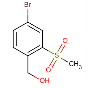 (4-溴-2-甲烷磺酰基-苯基)-甲醇结构式_773873-27-1结构式