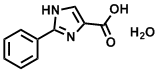 2-苯基-1H-咪唑-4-羧酸水合物结构式_77498-98-7结构式