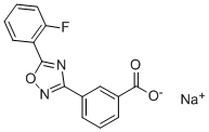 3-[5-(2-氟苯基)-1,2,4-噁二唑-3-基]苯甲酸钠结构式_775304-59-1结构式