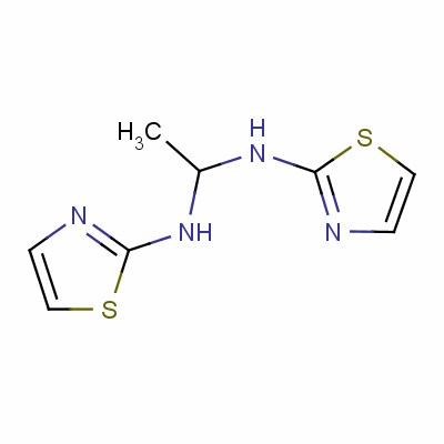 N,N-双(2-噻唑)-1,1-乙二胺结构式_77655-25-5结构式