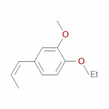 1-乙氧基-2-甲氧基-4-(1-丙烯基)-苯结构式_7784-67-0结构式