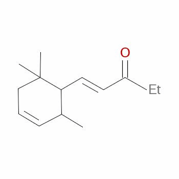 1-(2,6,6-三甲基-3-环己烯-1-基)-1-戊烯-3-酮结构式_7784-98-7结构式