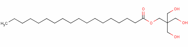 十八酸-3-羟基-2,2-二(羟甲基)丙酯结构式_78-23-9结构式