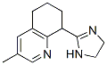 (9CI)-8-(4,5-二氢-1H-咪唑-2-基)-5,6,7,8-四氢-3-甲基喹啉结构式_782394-95-0结构式