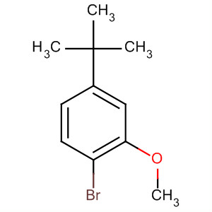 1-溴-2-甲氧基-4-叔丁基 苯结构式_78347-90-7结构式