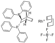 (2S,3S)-(+)-2,3-二(二苯基膦)二环[2.2.1]庚-5-烯(1,5-环辛二烯)四氟硼酸铑(I)结构式_78355-59-6结构式