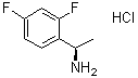 (R)-1-(2,4-二氟苯基)乙胺盐酸盐结构式_791098-81-2结构式