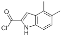 (9ci)-4,5-二甲基-1H-吲哚-2-羰酰氯结构式_79112-13-3结构式