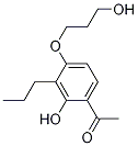 1-(2-羟基-4-(3-羟基丙氧基)-3-丙基苯基)乙酮结构式_79557-70-3结构式