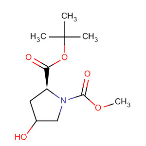 (2S)-1-(叔丁氧基羰基)-4-羟基-2-甲基吡咯烷-2-羧酸结构式_796095-60-8结构式
