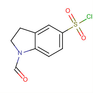 5-氯磺酰基吲哚啉-1-羧醛结构式_79679-16-6结构式