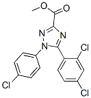 1-(4-氯苯基)-5-(2,4-二氯苯基)-1H-1,2,4-噻唑-3-羧酸甲酯结构式_796875-16-6结构式
